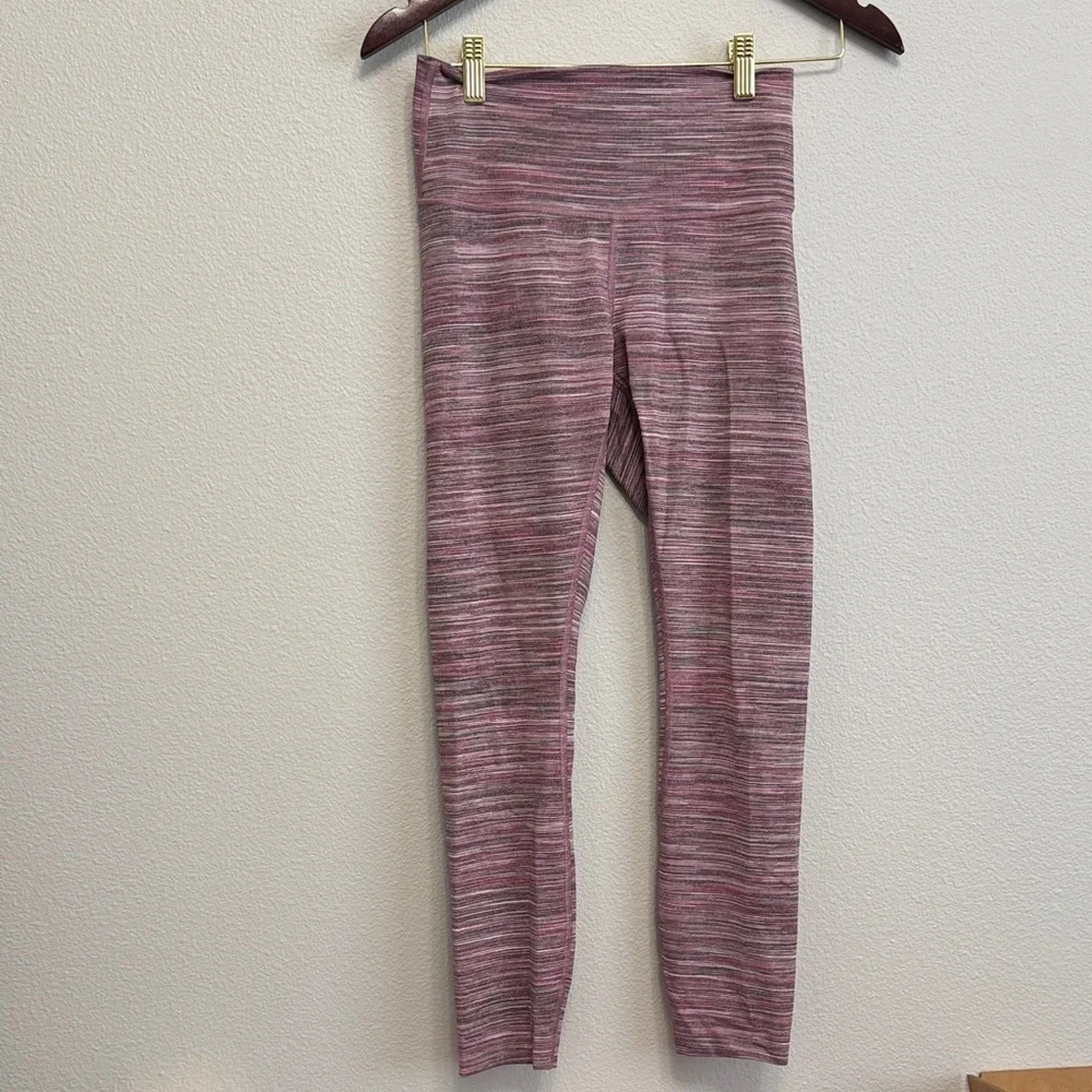 lululemon athletica Heathered Pink Leggings - Picture 1 of 2